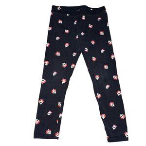 Gymboree Girls Halloween Skull Leggings-Black-4-GUC